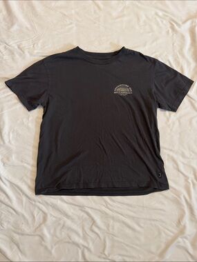 Billabong Black Short Sleeve Crewneck T-Shirt with Small Chest Logo